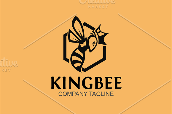 King Bee in Logo Templates - product preview 2