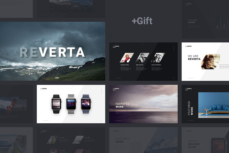Reverta Keynote Template in Keynote Templates - product preview 8