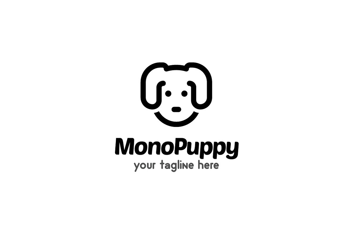 Monogram : Puppy Logo in Logo Templates - product preview 8