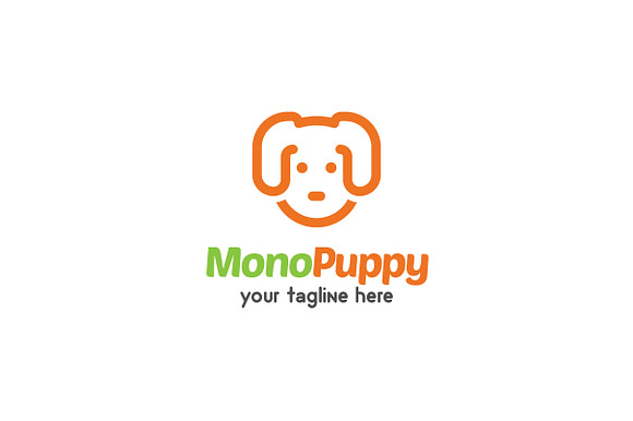 Monogram : Puppy Logo in Logo Templates - product preview 1