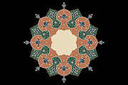 Arabic Floral Frame