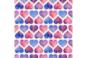 Ethnic watercolor seamless pattern