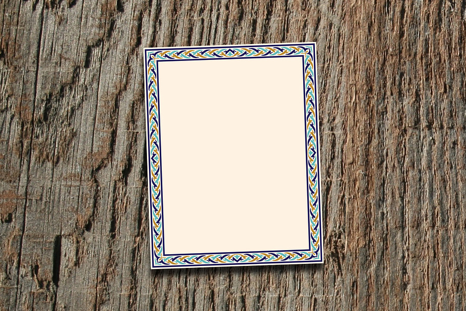 Arabic Floral Frame in Objects - product preview 8