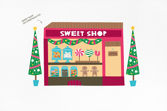 Sweet shop in Illustrations - product preview 3