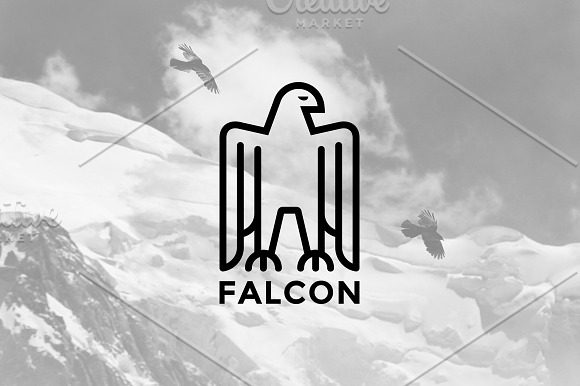 Falcon Logo Template in Logo Templates - product preview 2