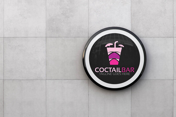 Cocktail Bar Logo in Logo Templates - product preview 1