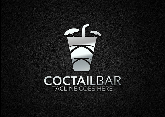 Cocktail Bar Logo in Logo Templates - product preview 2