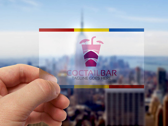 Cocktail Bar Logo in Logo Templates - product preview 3