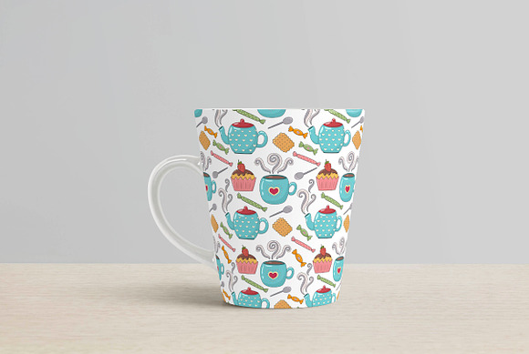 Tea Time: pattern & elements in Patterns - product preview 3