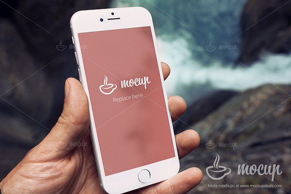iPhone 6 Mockup Touch “D” in Mobile & Web Mockups - product preview 1