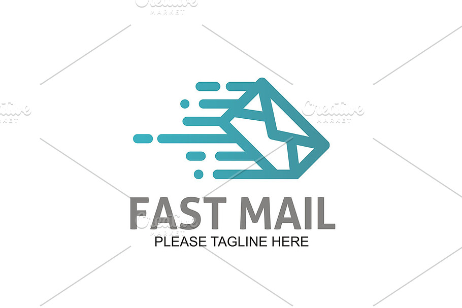 Fast Mail in Logo Templates - product preview 8