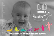 Child early development icons