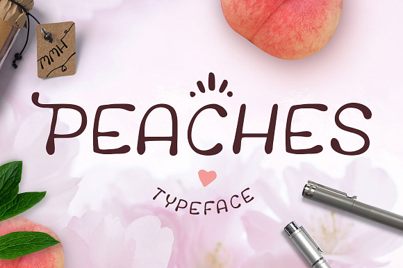 Peaches * Wedding Font in Wedding Fonts - product preview 4