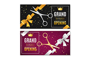 Grand Opening Banners Invitation