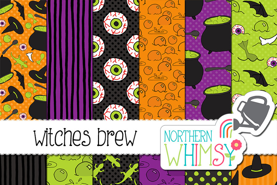Halloween Seamless Patterns - in Patterns - product preview 8