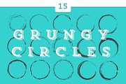 15 Grungy Circles