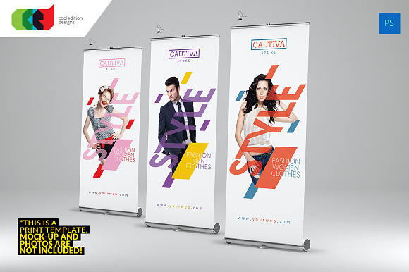 Cautiva Roll-Up Banner 2 in Flyer Templates - product preview 1