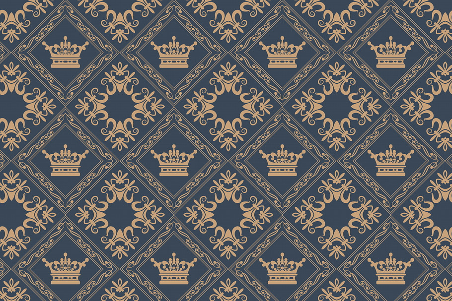 Interior design. Wallpaper pattern in Patterns - product preview 8