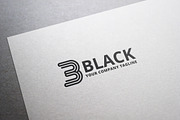 3 Black Logo