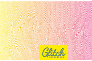 Glitch background or pattern with digital noise abstract design.