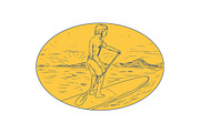 Dude Stand Up Paddle Board 