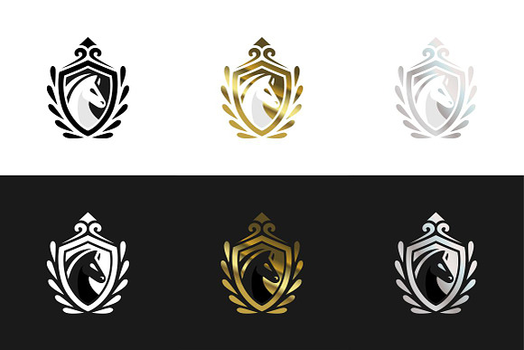 Royal Horse Logo Template  in Logo Templates - product preview 1