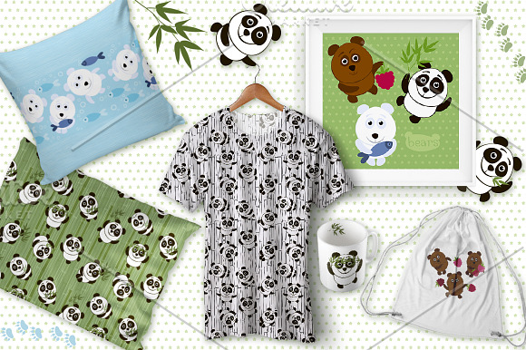 Bears in Patterns - product preview 4