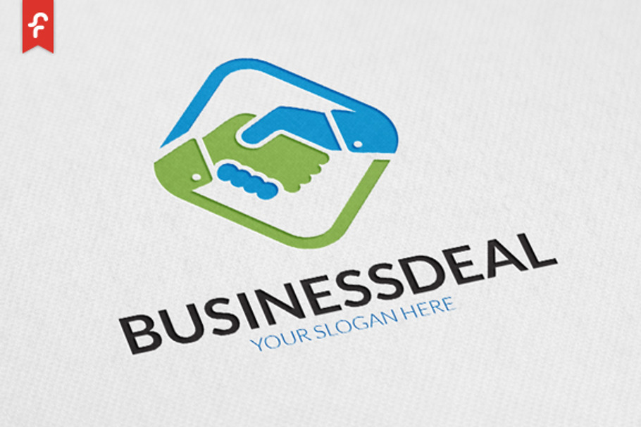 Business Deal Logo in Logo Templates - product preview 8