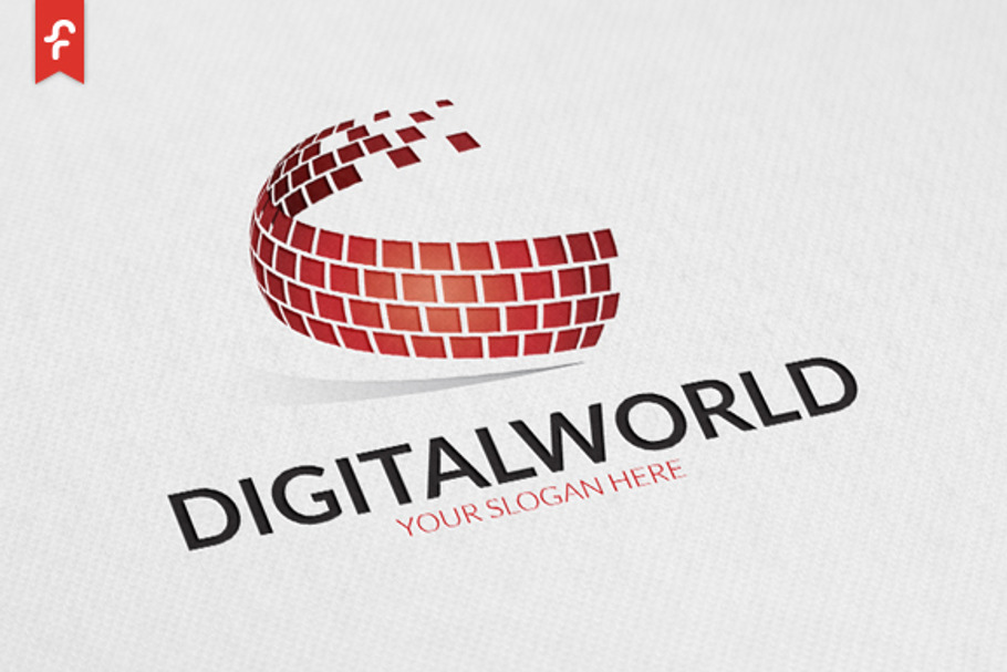 Digital World Logo in Logo Templates - product preview 8