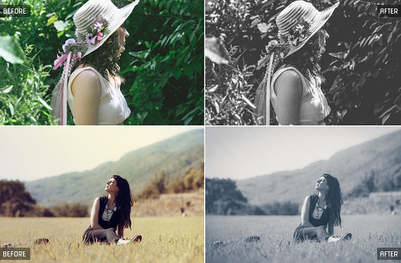 100 B&W Lightroom Presets in Add-Ons - product preview 3