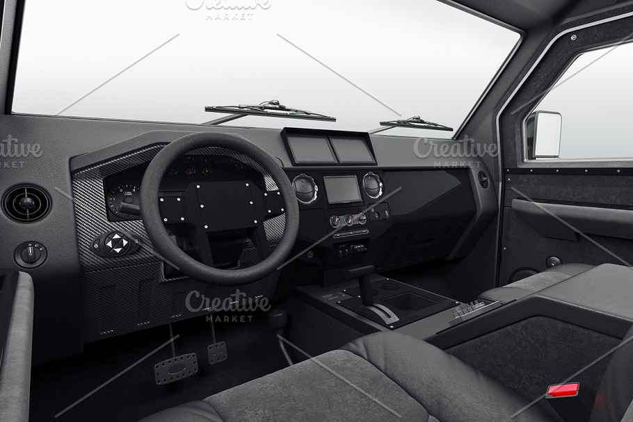 Car interior dashboard steering in Graphics - product preview 8