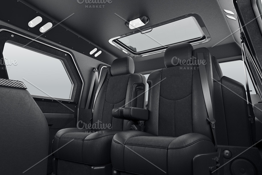 Car interior leather seat in Graphics - product preview 8