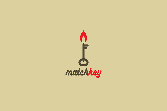 Match Key Logo Template in Logo Templates - product preview 2