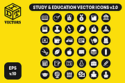 Study & Education Vector (Icons)