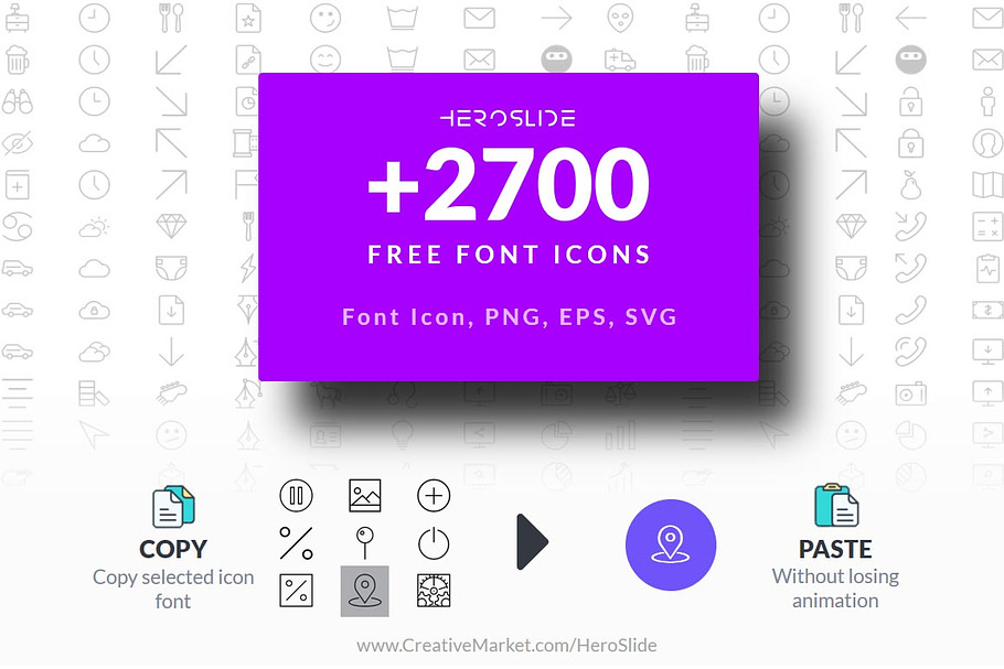 +2700 FontIcons for Powerpoint in PowerPoint Templates - product preview 8
