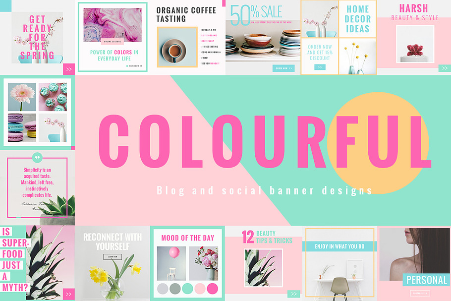 Colorful Social Media Designs in Instagram Templates - product preview 8
