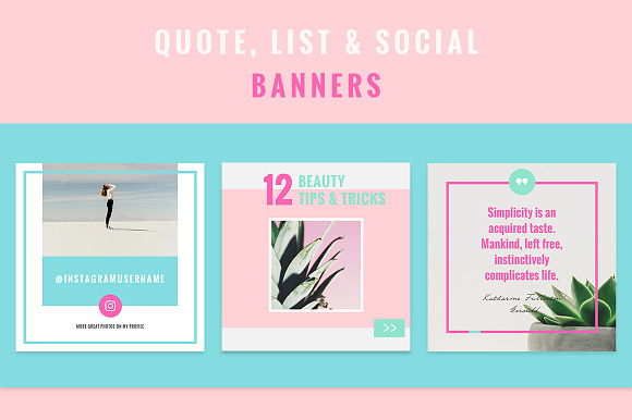 Colorful Social Media Designs in Instagram Templates - product preview 6