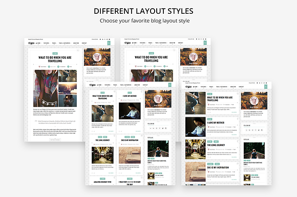 Selfblog | Simple Personal Theme in WordPress Blog Themes - product preview 2