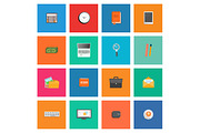 Set of Various Office Service Icons