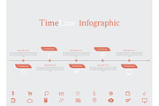 Timeline Infographic with Diagram