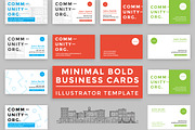 10 Minimal Bold Business Cards