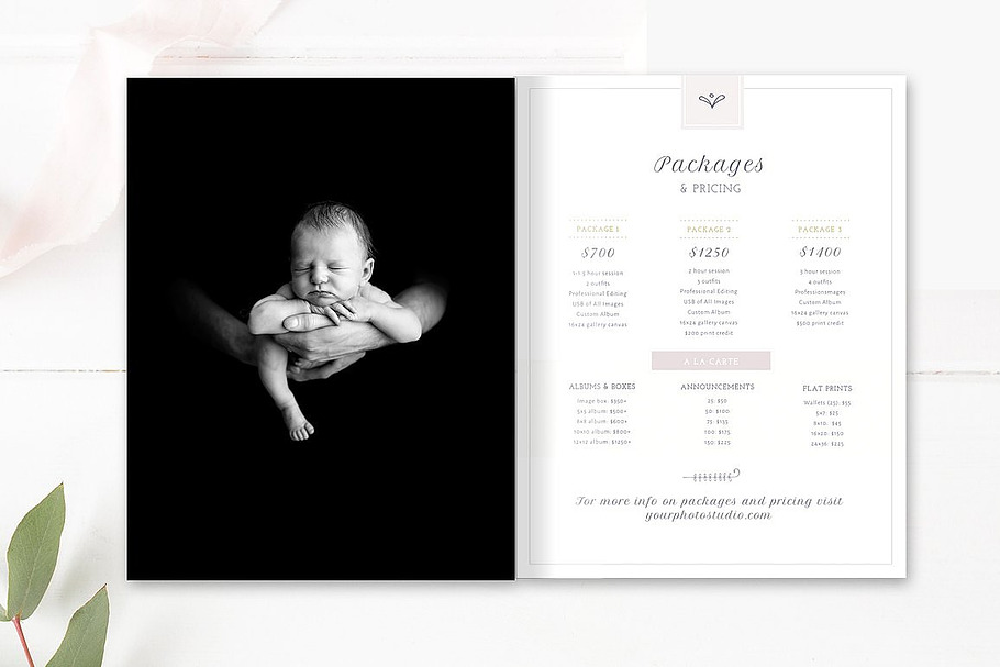 Newborn Photographer Magazine INDD in Magazine Templates - product preview 8