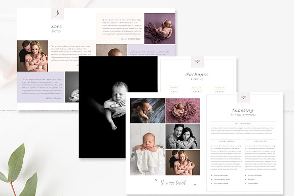 Newborn Photographer Magazine INDD in Magazine Templates - product preview 1