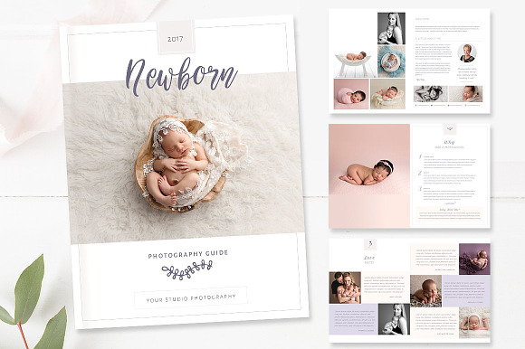 Newborn Photographer Magazine INDD in Magazine Templates - product preview 5