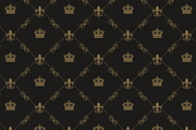 Royal wallpaper pattern