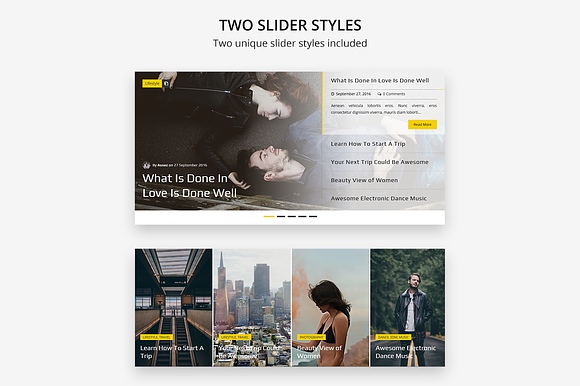 Assez | Modern Blogging Theme  in WordPress Blog Themes - product preview 5