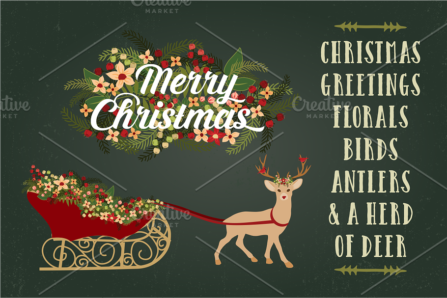 Holly Jolly Christmas Bundle in Illustrations - product preview 8