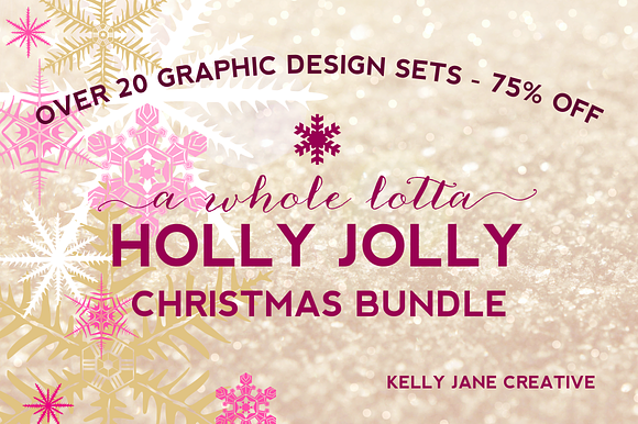 Holly Jolly Christmas Bundle in Illustrations - product preview 4