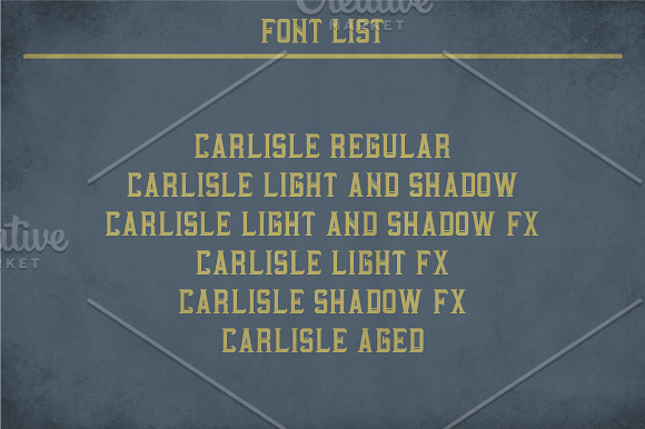 Carlisle Label Typeface  in Display Fonts - product preview 5