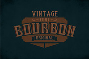 Bourbon Label Typeface 